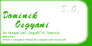 dominik osgyani business card